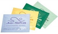 jo-sha mat wipes in four fragrances