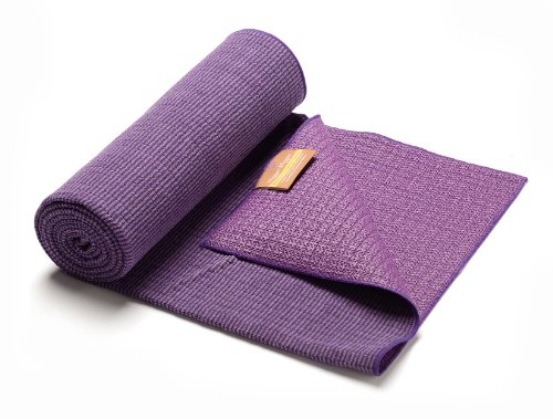 purple hugger mugger eco bamboo mat towel